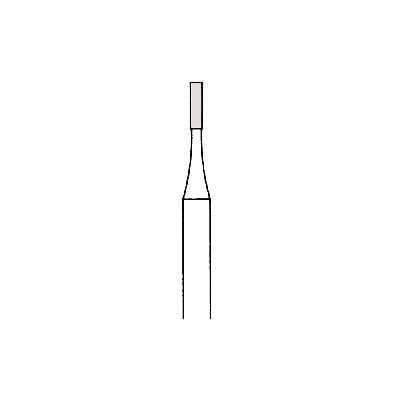 Meisinger Trimming & Finishing Tungsten Carbide Bur, FG, Flame, 1.0 mm, 8-12 Flute, #7902, 5/Pkg, HM246-010-FG thumbnail 4