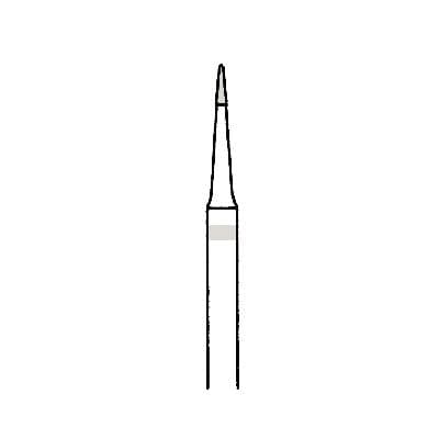 Meisinger Trimming and Finishing Tungsten Carbide Bur, FG, #ET3, 0.8 mm Diameter, Tapered Point, 8-12 Flute, 5/Pkg, HM132-008-FG thumbnail 7
