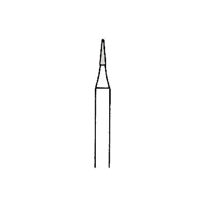 Meisinger Trimming and Finishing Tungsten Carbide Bur, FG, Fine 8-12 Flute, Tapered Point, 1.0 mm Diameter, US #ET4, 5/Pkg, HM133-010 thumbnail 7