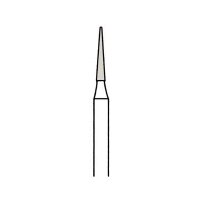 Meisinger Trimming and Finishing Tungsten Carbide Bur, FG, 8-12 Flute, Tapered Point, #ET9, 1.4 mm, 5/Pkg, HM135-014 thumbnail 7