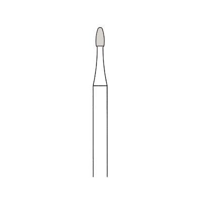 Meisinger Trimming & Finishing Carbide Bur, Friction Grip, Football Shape, Fine (8-12 Flute), 1.4 mm, 5/Pk, US #7404, HM379-014-FG thumbnail 8