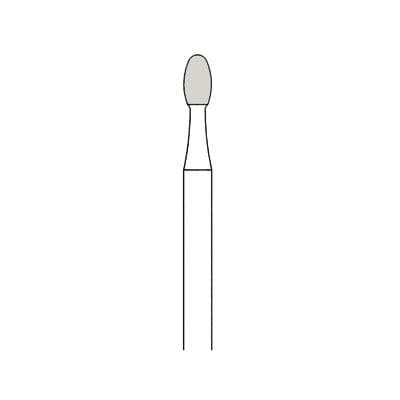 Meisinger Tungsten Carbide Trimming and Finishing Bur, Friction Grip, Football Shape, #7408, 2.3 mm, 5/Pk, HM379-023-FG thumbnail 7
