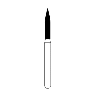 NTI FG Diamond Bur, Super Coarse, Flame Shape, Friction Grip, 1.4 mm Diameter x 8.0 mm Length, 5/Pack, SC862-014 thumbnail 8