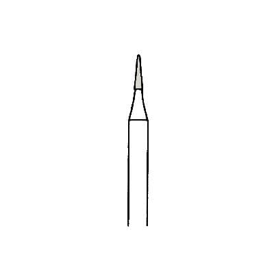 Meisinger Trimming & Finishing Tungsten Carbide Bur, FG, Extra-Fine 16-20 Flutes, Tapered Point, 1.0 mm, #ET4, 5/Pkg, HM133F-010-FG thumbnail 5