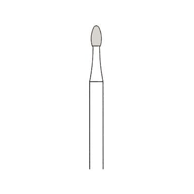 Meisinger Trimming & Finishing Tungsten Carbide Bur, FG, Football Shape, Extra-Fine 16-20 Flute, 1.8 mm, 5/Pkg, US #7406, HM379F-018 thumbnail 7