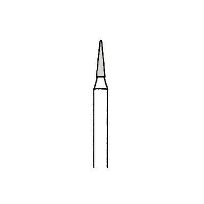 Meisinger Trimming and Finishing Tungsten Carbide Bur, FG, 30-Blade Ultra-Fine, Tapered Point, 1.4 mm Diameter, US #ET6, 5/Pkg, HM134U-014-FG thumbnail 5