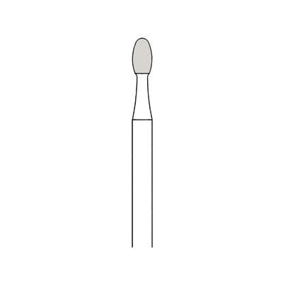 Meisinger Trimming and Finishing Tungsten Carbide Bur, FG, 30 Flute, Football Shape, 2.3 mm, 5/Pkg, US #7408, HM379U-023-FG thumbnail 6