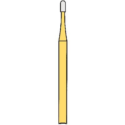 Meisinger HMG20RX-010 Tungsten Carbide Crown Cutter Bur, Friction Grip, 1.0 mm Diameter, Round End, Crosscut, 5/Pkg thumbnail 3