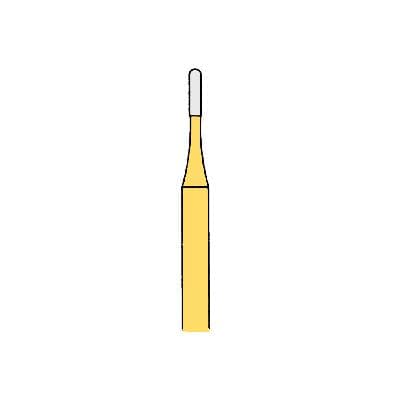 Meisinger HMG21RX-010-FG Tungsten Carbide Bur, Round End Cross Cut Fissure, FG, ISO #1557, 1.0 mm Diameter, 5/Pkg thumbnail 3