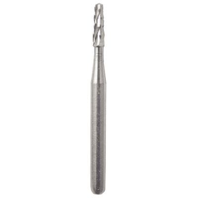 Meisinger HMG23RX-012-FG Tungsten Carbide Crown Cutter Bur, Round End Cross Cut Taper, ISO #1701, 1.2 mm Diameter, Friction Grip, 5/Pkg thumbnail 4
