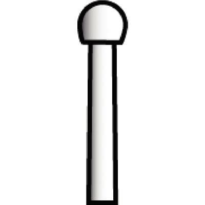 SS White Trimming & Finishing Carbide Bur, 30-Blade FG, Round, Size #9004, 5/Pkg thumbnail 7