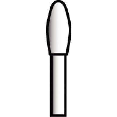 Midwest Trimming and Finishing Carbide Bur, FG, 12-Blade, Egg, 1.8 mm, #7406, 10/Pk, 389523 thumbnail 14