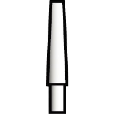 Midwest Trimming & Finishing Carbide Bur FG #7642, Extra Long Taper, 12-Blade, 1.0mm Diameter, 5.7mm Length, 10/Pk, 389536 thumbnail 9
