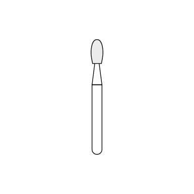 SS White FG #7379 12-Blade Egg-Shaped Trimming & Finishing Carbide Bur, Friction Grip, 100/Bx thumbnail 5