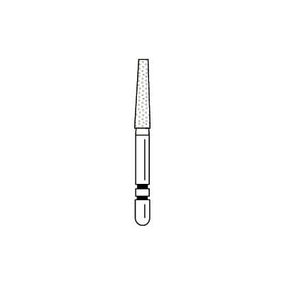 Two Striper Diamond Bur, FG, Flat-End Taper, 703.8, Fine, Red, 1.8 mm Major/1.2 mm Minor, 8 mm Length, 5/Pk, 2015375 thumbnail 10
