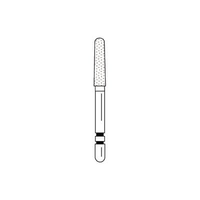 Two Striper Diamond Bur FG, Round End Taper, #784.8, Coarse, Green, 5/Pk, 2015430 thumbnail 10