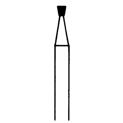 Meisinger 805-014-FG Diamond Bur, FG, Inverted Cone, Medium Grit, Blue Ring, 1.4 mm Head Diameter, 1.5 mm Head Length, 5/Pkg thumbnail 7