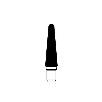 NTI Universal Cutter, Fine Cross Cut (EF), Round End Taper, 4.0 mm x 14 mm, HP, Red Ring, UC079EF-040 thumbnail 7