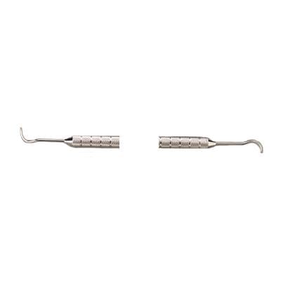Nordent Carver #18, Interproximal, Double-Ended, Stainless Steel, Standard Handle, 1/Pkg thumbnail 2