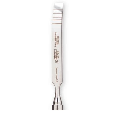 Miltex Graduated Chisel, Curved, 7.5 mm, Single End, 7" Overall Length thumbnail 2