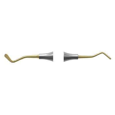 Nordent Composite Placement DE TiN Coated Paddle/Condenser #21T DuraLite Round Handle, Double End, REPFI21T thumbnail 8
