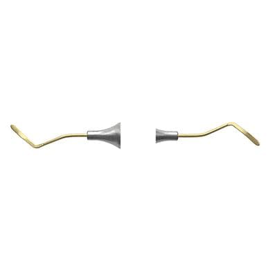 Nordent Composite Placement Instrument DE TiN Coated Double Paddle #LR Curved DuraLite Round Handle, LRT thumbnail 7