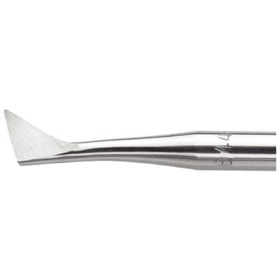 Nordent Surgical Elevator Cryer #44, Medium Flag, Left, Stainless Steel Handle, Single End, Standard Blade thumbnail 8