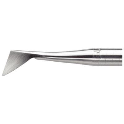 Nordent Surgical Elevator Cryer #45, Medium Flag, Right, Stainless Steel Handle, Single End, Standard Blade thumbnail 8