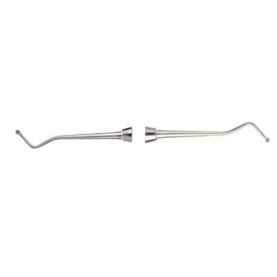 Nordent Excavator DE Spoon #1, 1.2 mm Head Size #17, Double-Ended, Stainless Steel, Standard Handle thumbnail 6