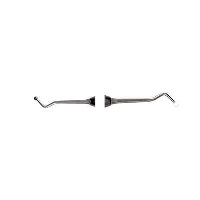 Nordent #3 Double End Spoon Excavator, 2.0 mm Head Size #19, Standard Handle, Stainless Steel thumbnail 5