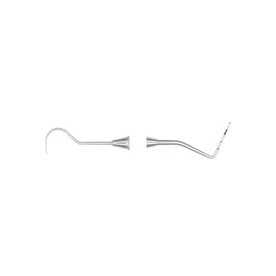 Hu-Friedy Expro #23/11.5B WHO Double-End Explorer/Probe, #7 Satin Steel Colours Handle, Color-Coded thumbnail 7