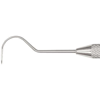 Hu-Friedy #23 Shepherd's Hook Single-End Explorer, #30 Round Handle, Duraspond Steel, EXS23 thumbnail 13