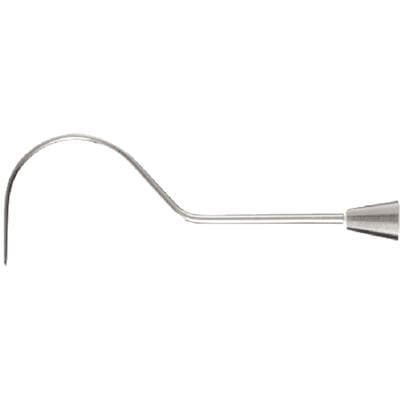 Nordent Explorer SE #23 Shepherd's Hook, Single-Ended, Medium Round Handle, Standard, Stainless Steel thumbnail 4