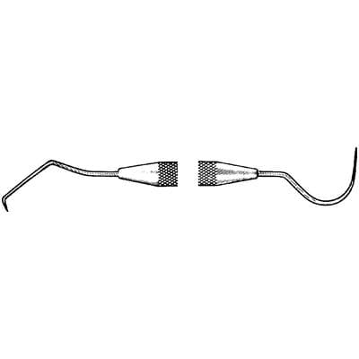 Premier Cavity Finder Explorer, Double-Ended, #5 (17/23), Round Handle, 7/32" Diameter, Stainless Steel, 1/Pk, 1003523 thumbnail 12