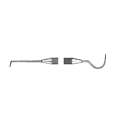 Premier Cavity Finder DE 6/23 Double End Explorer, Round Handle, Stainless Steel, #1003526 thumbnail 8