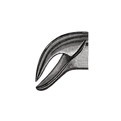 Miltex #23 Extracting Forceps, Cowhorn, Lower 1st & 2nd Molar, Universal, Stainless Steel, 6-1/2", DEF23 thumbnail 8
