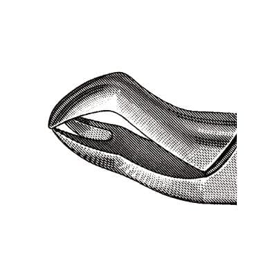 Hu-Friedy Presidential 88L Nevius Extraction Forceps, Upper 1st & 2nd Molars, Left, Split Beak, Stainless Steel, 1 Each thumbnail 10