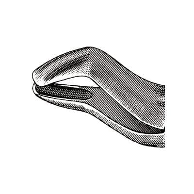 Miltex #10S Extracting Forceps, Universal Upper Molar, Serrated, Straight Handles, 6-1/2", Stainless Steel thumbnail 4