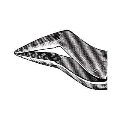 Miltex #32A Universal Extracting Forceps, Serrated, Stainless Steel, 1 Each thumbnail 4