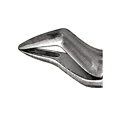 Miltex #286 Extracting Forceps, Upper Bicuspids/Incisors/Roots, Stainless Steel thumbnail 3