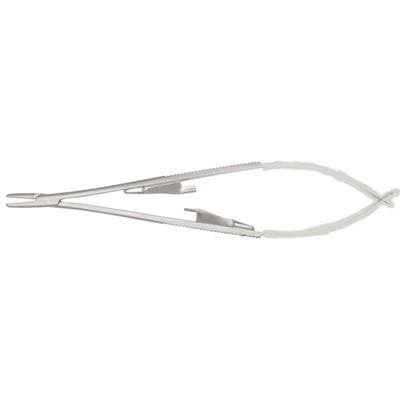 Miltex Castroviejo Needle Holder, Straight, Smooth Jaw, with Lock, 5-1/2" (140mm) thumbnail 4