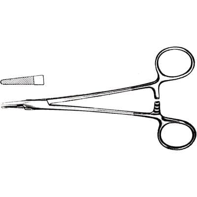 Hu-Friedy Mayo-Hegar Perma Sharp Needle Holder, 6.25", Tungsten Carbide, NH5042 thumbnail 12