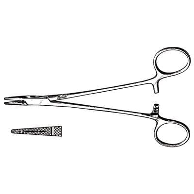 Miltex Crile-Wood Needle Holder, 6" Stainless Steel, Ceramic Tip, 1 Each thumbnail 11