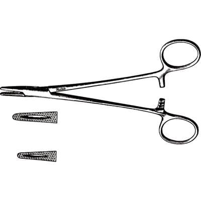 Miltex Mayo-Hegar Needle Holder, 6", Stainless Steel, Ceramic Coated, 1/Ea, 8-44 thumbnail 11