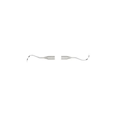 Hu-Friedy Qulix Color-Coded Nabers Probe, Double-Ended, #2N, 3-6-9-12 Markings, #7 Satin Steel Colours Handle thumbnail 8