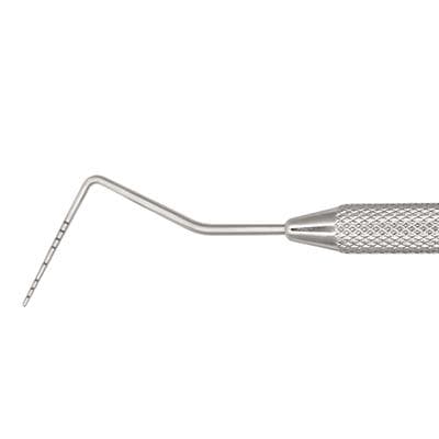 Hu-Friedy Qulix Color-Coded Periodontal Probe, Michigan O with Thin Williams Markings (1-2-3-5-7-8-9-10), Single End, #6 Satin Steel Handle, PQOW6 thumbnail 16