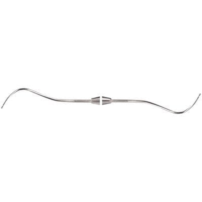 Nordent Nabors #2 Double-Ended Periodontal Probe, Non-Color Coded, Bifurcation (3-6-9-12 mm), Medium Round Handle, Stainless Steel, 1/Pkg thumbnail 2