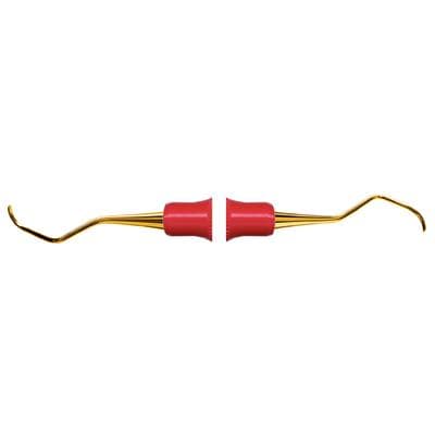American Eagle Instruments Barnhart 5-6 XP Sharpen-Free Curette, Double End, 3/8" EagleLite Red Resin Handle, AECB5-6XPX thumbnail 14