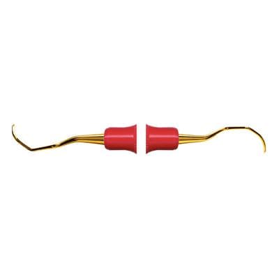 American Eagle Instruments XP Langer 3/4 Curette, Double End, EagleLite Resin Handle, Red, 1/Pkg, AECL3-4XPX thumbnail 7