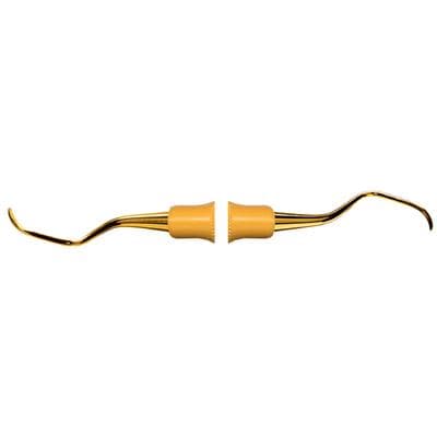 American Eagle XP Universal Curette 13/14 McCall, Double-End, EagleLite Yellow Resin Handle, 3/8" (9.5mm), AECM13-14XPX thumbnail 5